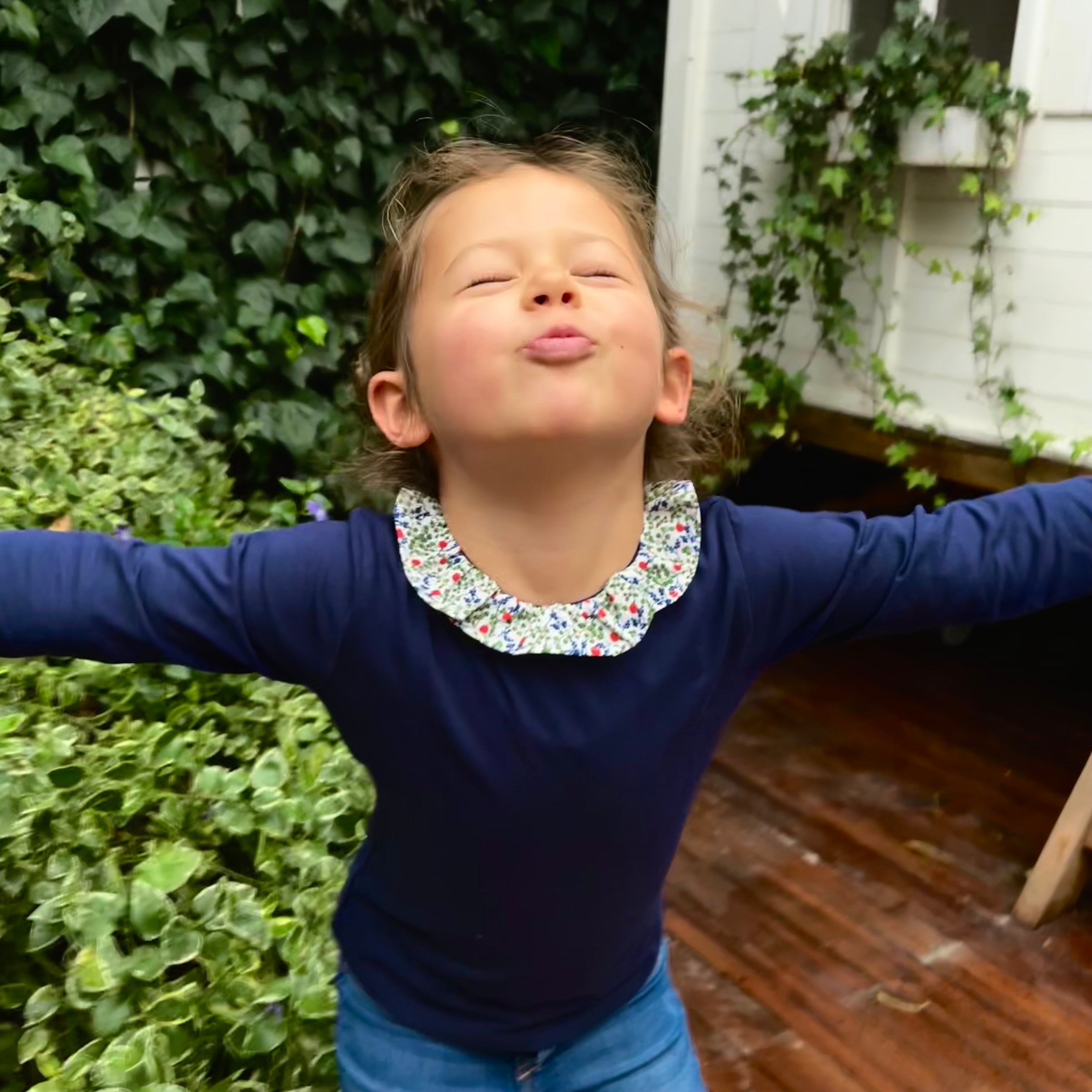 Camiseta Matilda Navidad Azul