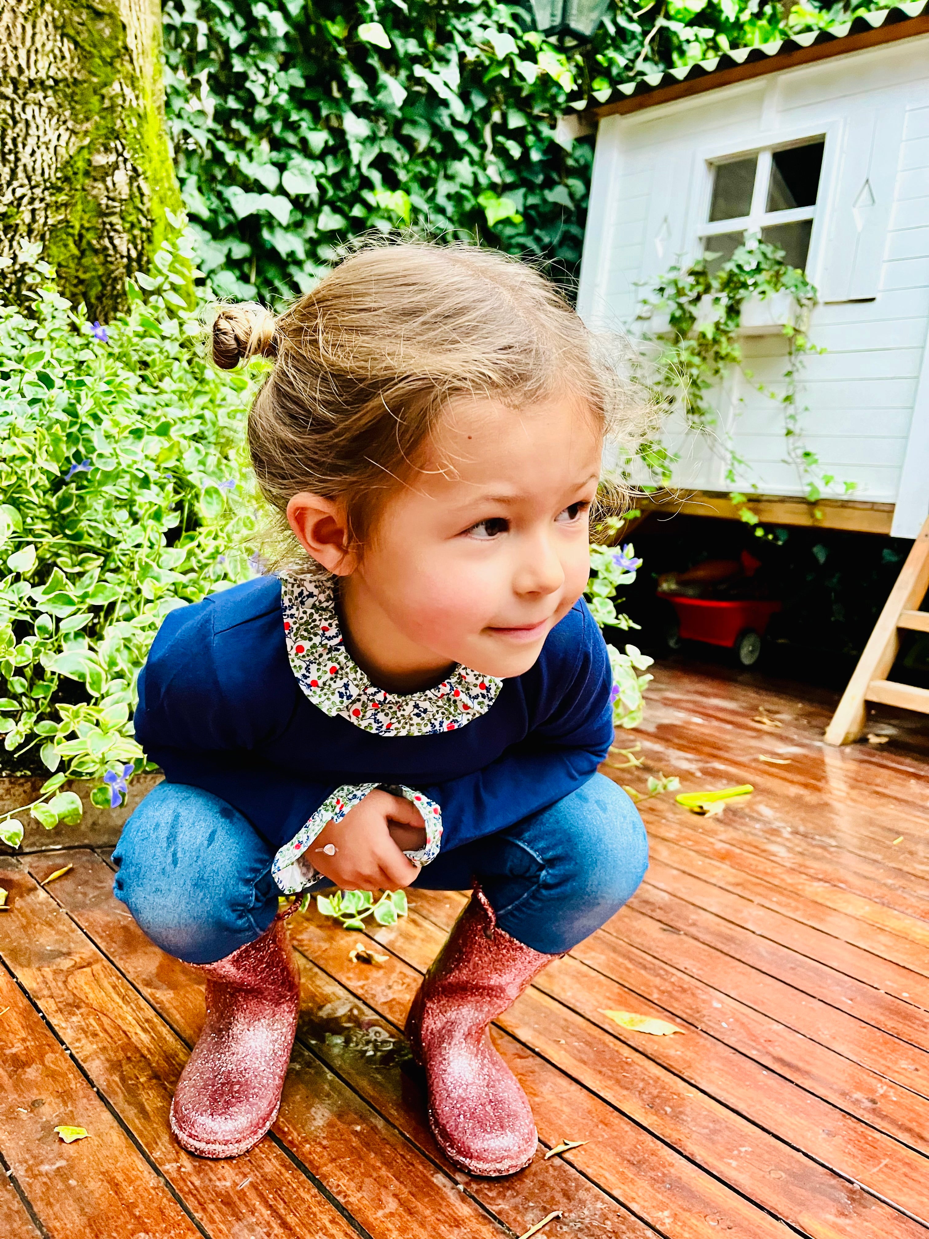 Camiseta Matilda Navidad Azul