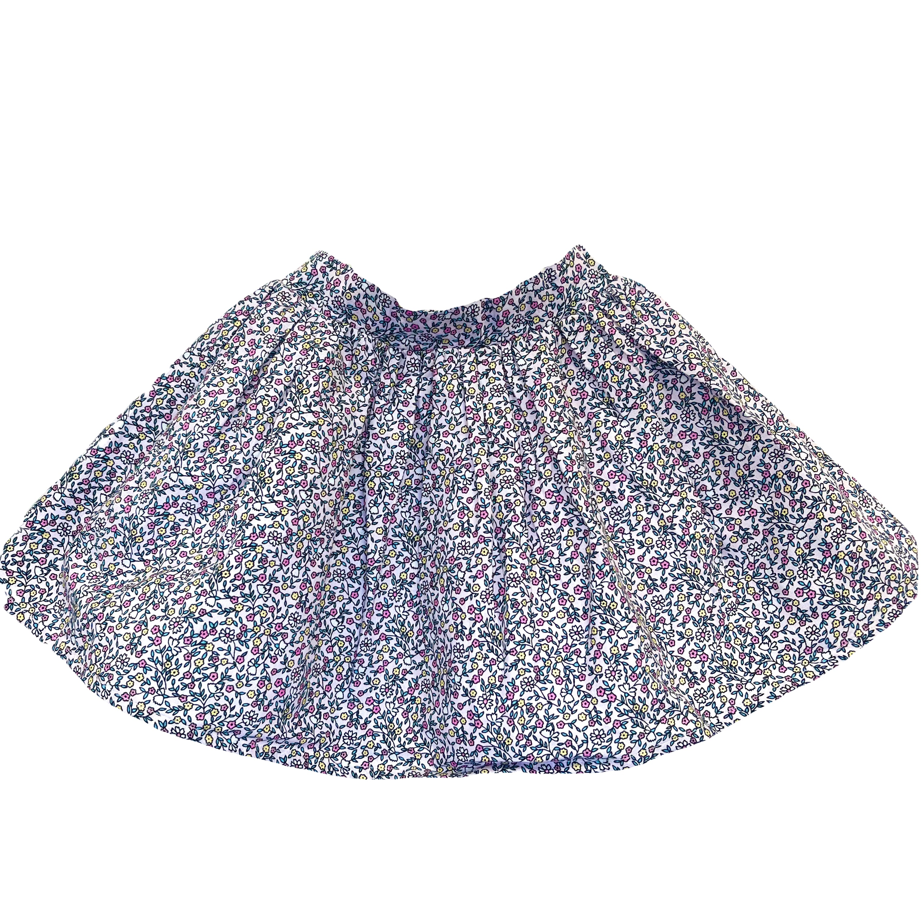 Falda Flores Rosadas