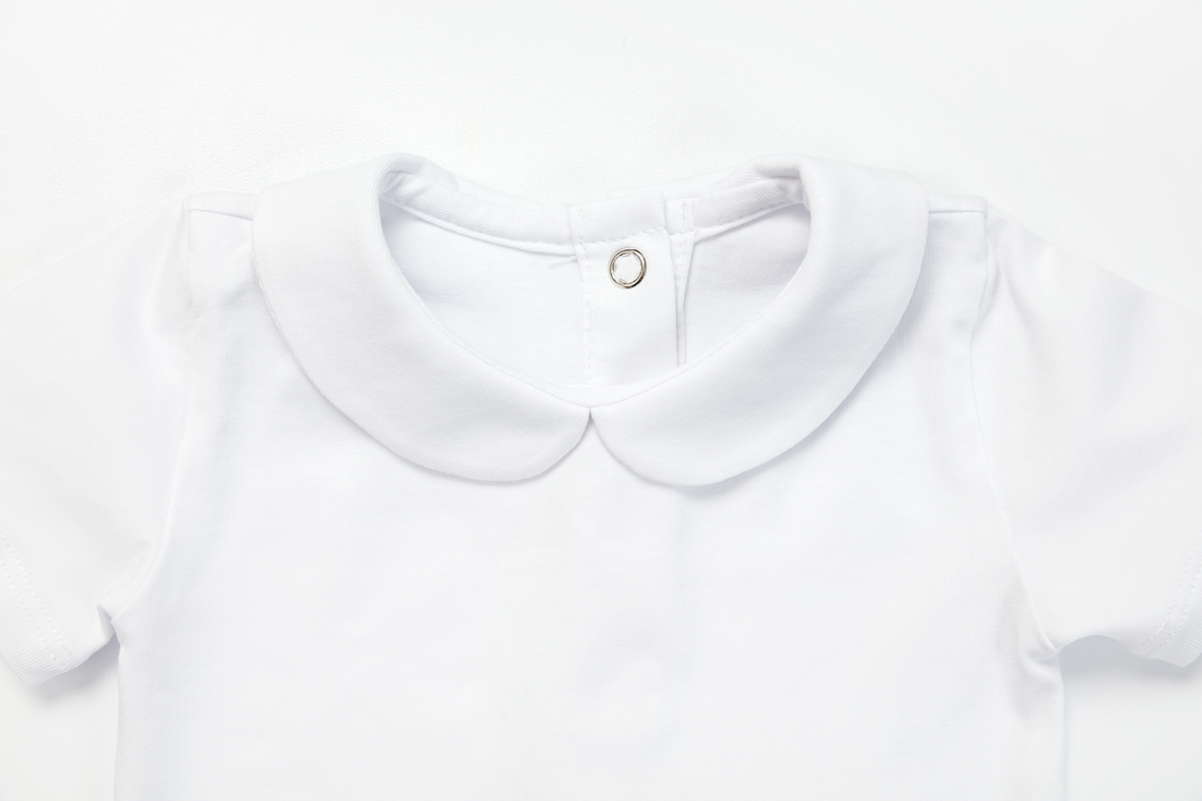 Body Corazón Blanco Manga Corta