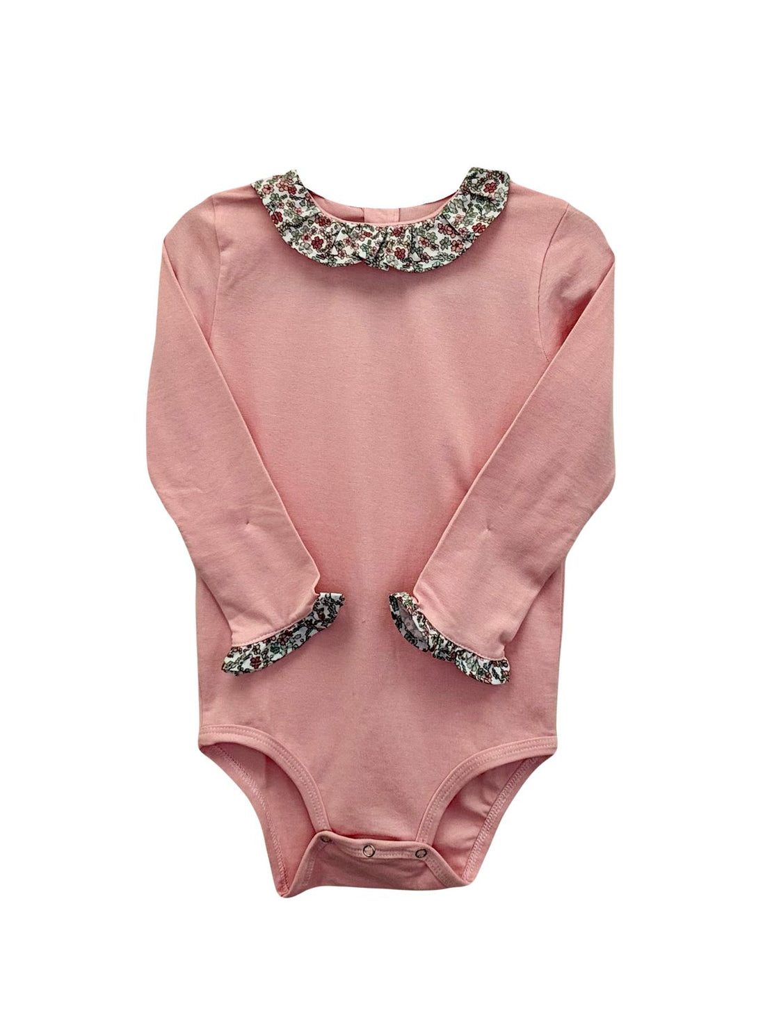 Body Matilda Rosado con Flores Rosadas