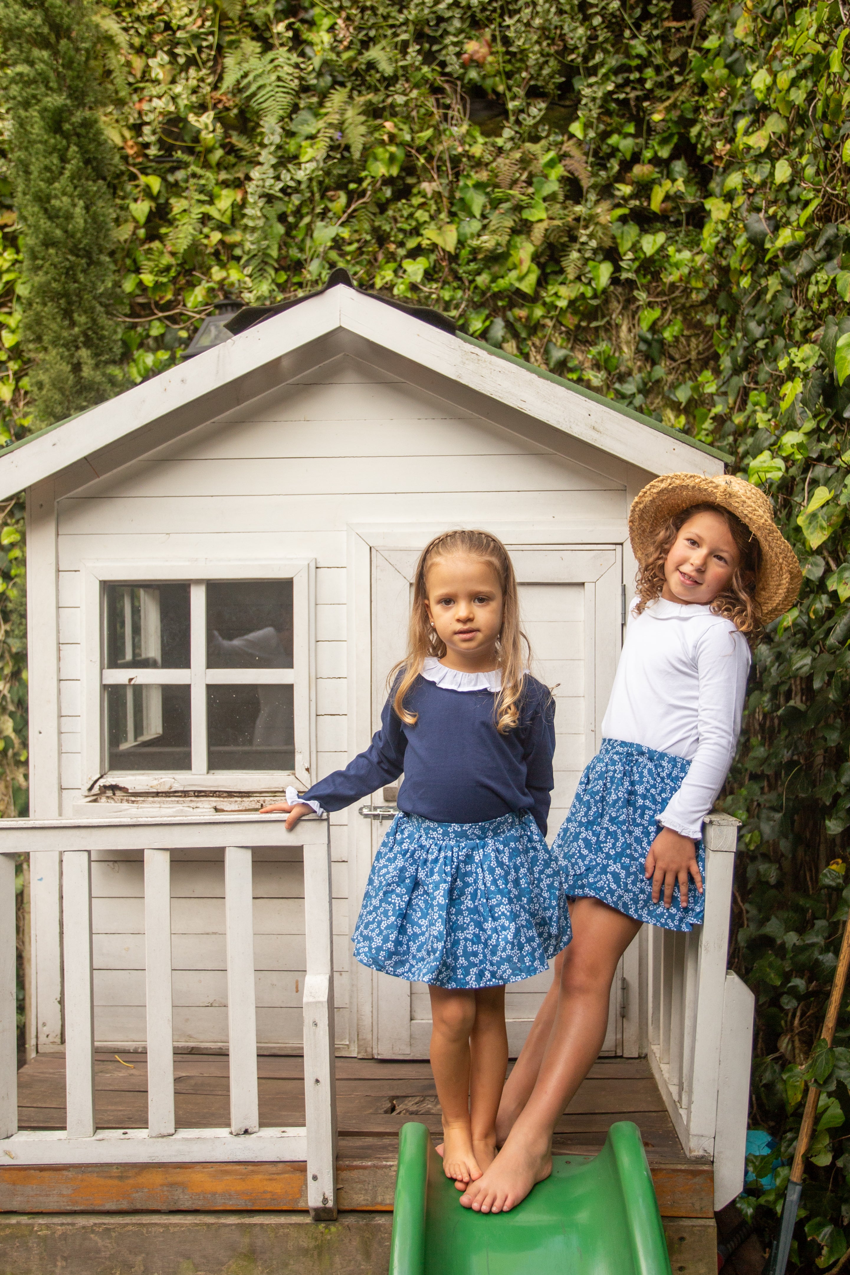 Camiseta Matilda Azul y Blanco