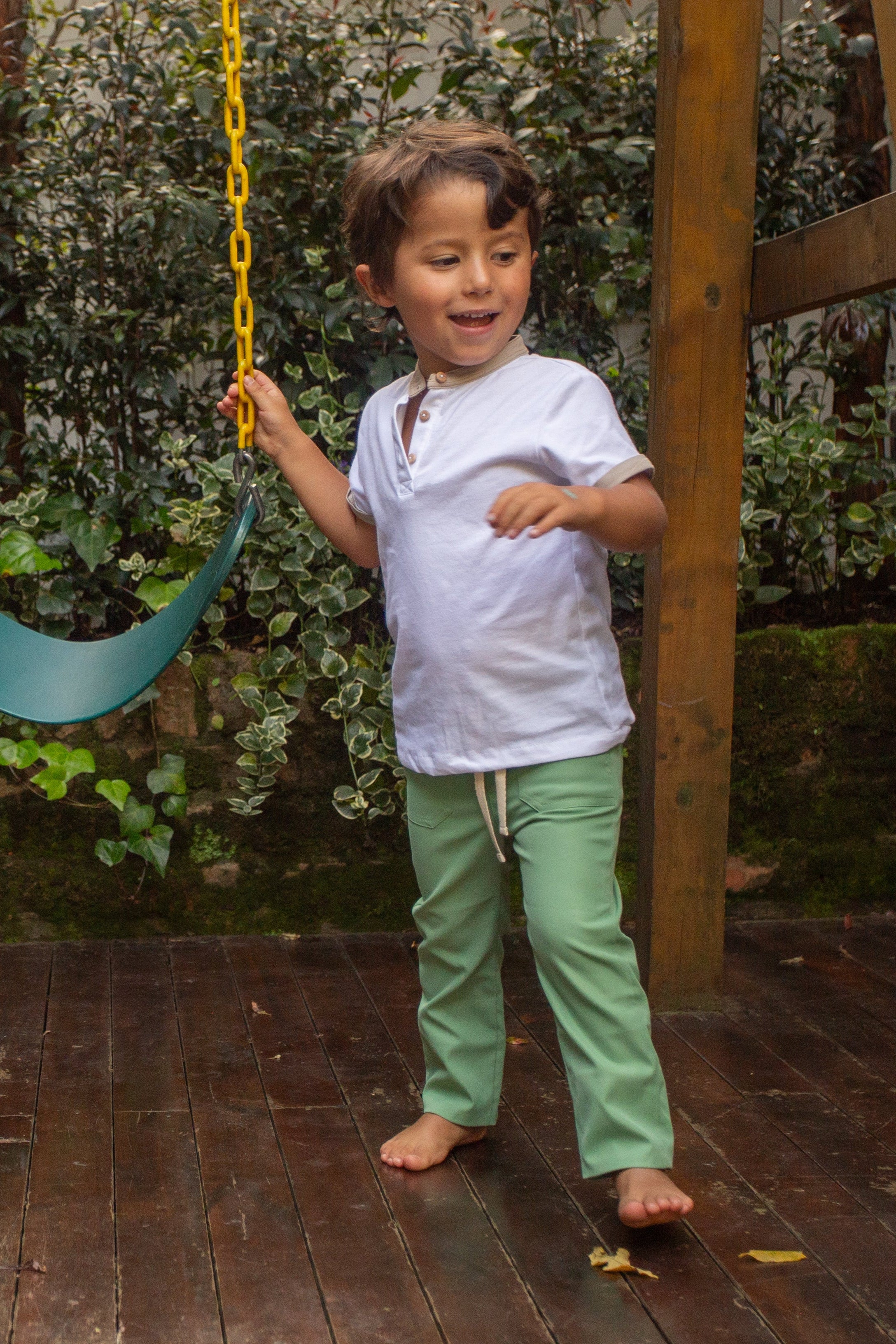 Pantalón Drill Verde